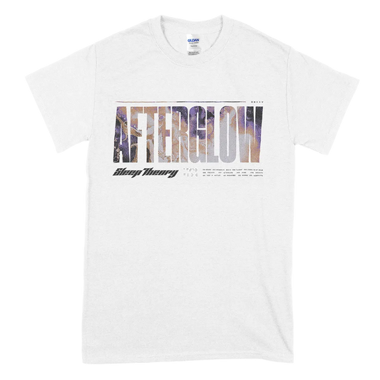 Afterglow Tracklist White | T-Shirt