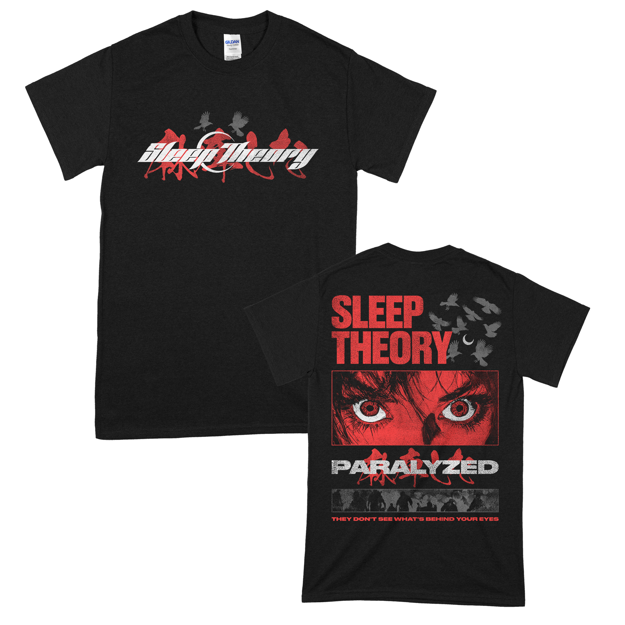 Tシャツ付き! YUKI SLEEP FOOT STEPS OF DREAM Sleep Theory (Paralyzed Anime) T-Shirt – Sleep Theory EU