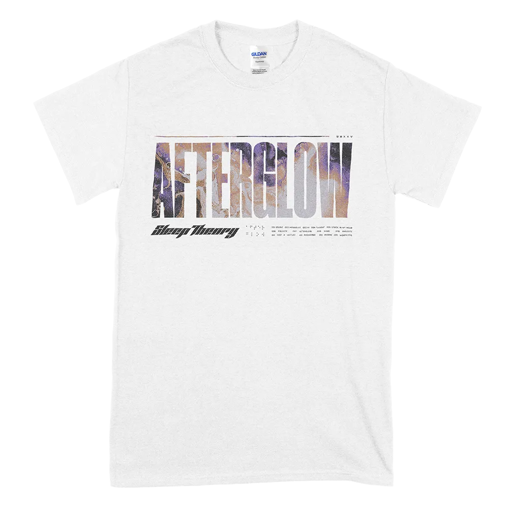 Afterglow Tracklist White | T-Shirt